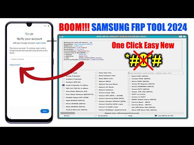 Samsung FRP Tool 2024 All Samsung FRP Bypass Adb Enable Failed | Android 12 13 FRP Remove