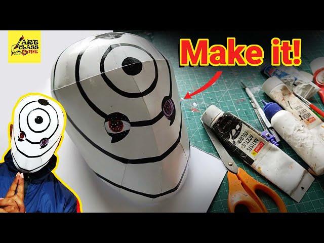 Make OBITO War Mask || Obito Uchiha || NARUTO || Mask Making #obito