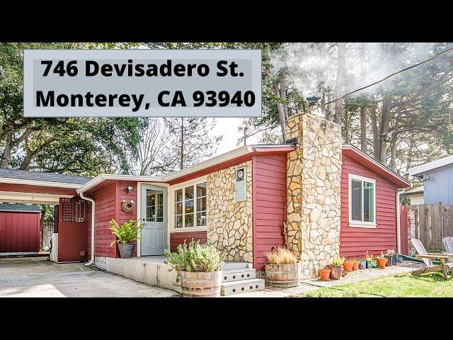 Monterey, CA Home For Sale-  746 Devisadero St.