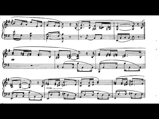 Carlos Guastavino - Diez Cantos Populares for Piano (1974) [Score-Video]