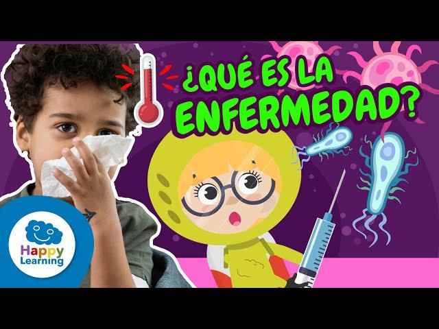 ¿Qué son las enfermedades🩺? Tipos de enfermedades explicadas para niños | @HappyLearningES