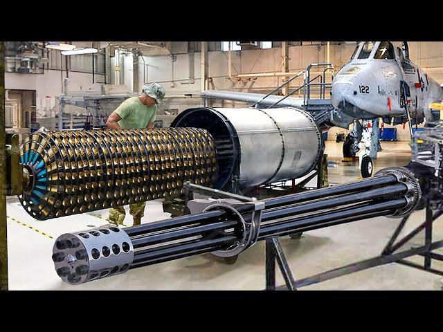 Inside US Air Force Massive Facility Maintaining A-10’s Scary Gatling Gun