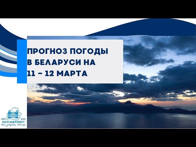 Прогноз погоды в Беларуси на 11-12 марта 2025 года