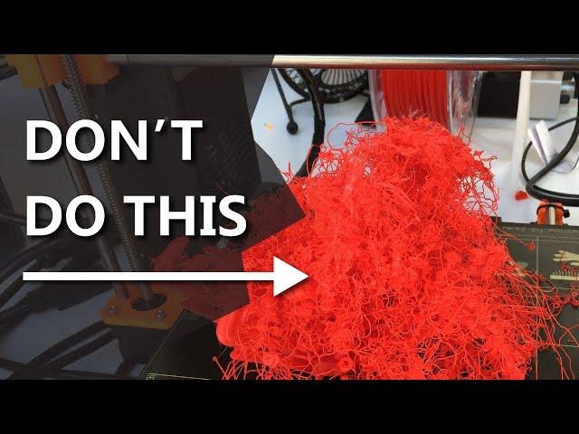 5 3D Printing Mistakes you WILL make - and how to avoid them! 3D Printing 101