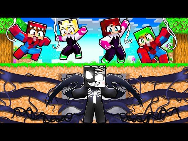 ¡CAZADORES vs VENOM en Minecraft! 