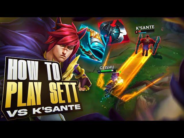 SETT vs KSANTE: How to Destroy Him in Lane | Step-by-Step Breakdown