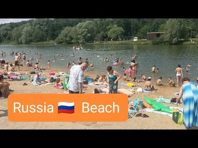 Russia  Moscow  Beach 