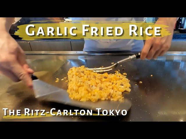 Garlic Fried Rice - Japan Food Style(Teppanyaki lunch)