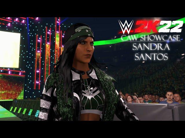 WWE 2k22 | CAW Showcase: Sandra Santos