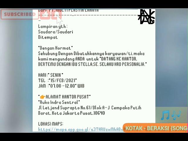 #DIKMANAGE |VIRAL CRI2 INFO PIALANG IKLAN LOKER NIPU HOAX BY MAIL/SMS/WA NOEDIT