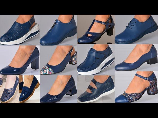 MOST COMFORTABLE BLUE SHOES LATEST BLUE OFFICE STYLE FOOTWEAR FOR WOMEN||#sbleo