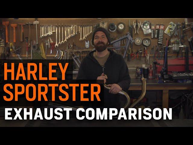 Harley-Davidson Sportster Exhaust Comparison