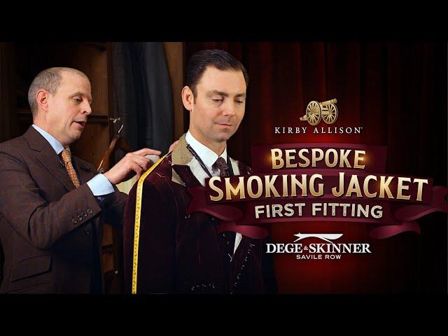 First Fitting of My Bespoke Smoking Jacket | A Bespoke Masterpiece in the Making | Dege & Skinner