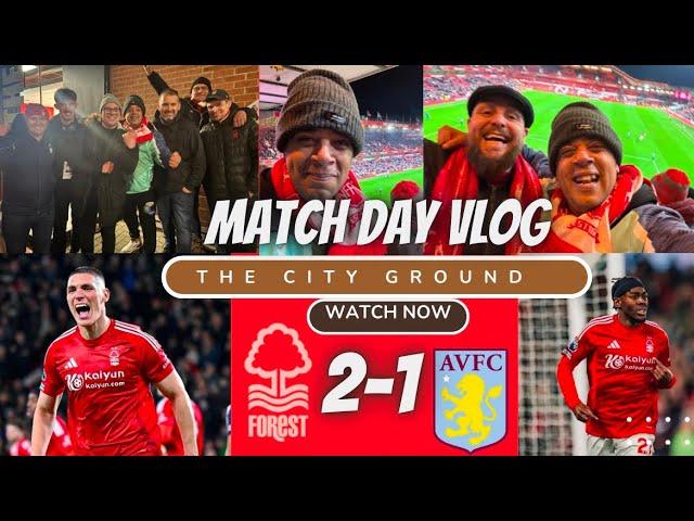 LIMBS AS NOTTINGHAM FOREST WIN MIDLANDS BATTLE & MOVED INTO CHAMPIONS LEAGUE PLACES | MATCH DAY VLOG