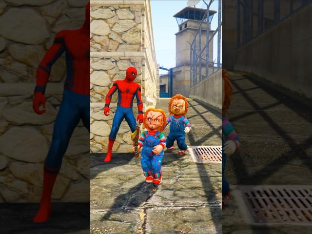 Chucky Zombies  Vs Spiderman  Horror ghost | Marvel toys | Marvel animation