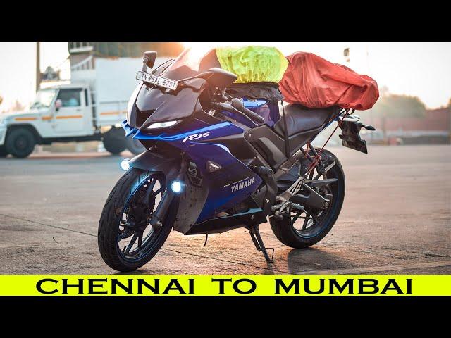 Chennai To Mumbai-Goa  Nonstop Ride In R15V3 | 4000 Kms Hardcore Riding | 5 Riderz From Chennai.