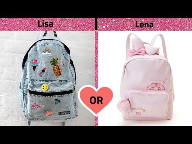 Lisa or Lena ( would u rather) PoKeUnicorn back to school 