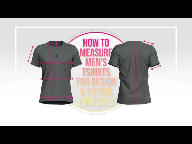 How To Measure T Shirts For Design & Fitting Purposes