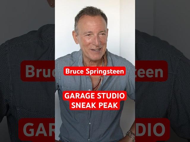 Sneak peek inside Bruce Springsteen's garage