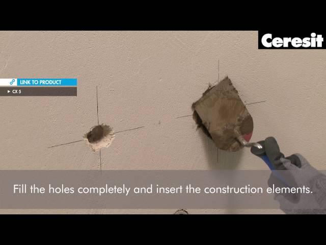 Substrate preparation of the wall: Cement based wall