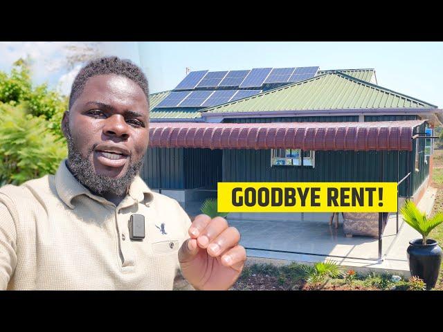 Goodbye Landlord! Inside The Most Beautiful Off-Grid MABATI HOUSE In KENYA