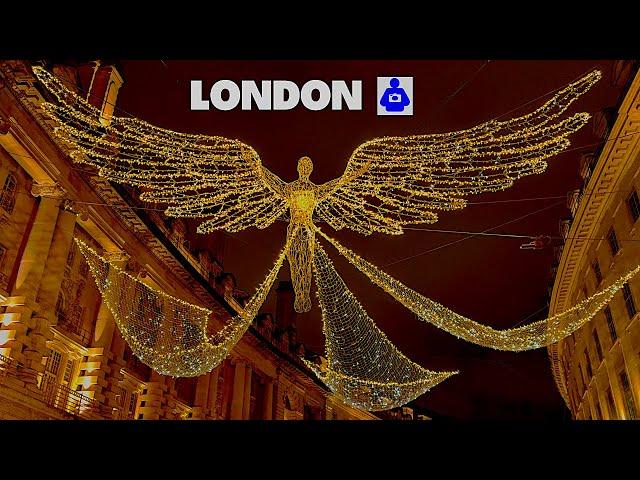 2024 London Christmas Walk  London’s Christmas Lights Tour to MAYFAIR | Central London Walking Tour