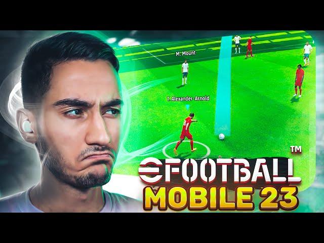 بعد از مدت ها رفتم eFootball 23 روی موبایل + اپدیت جدید بازی️