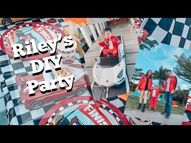 Riley’s DIY Race Car Theme Birthday Party