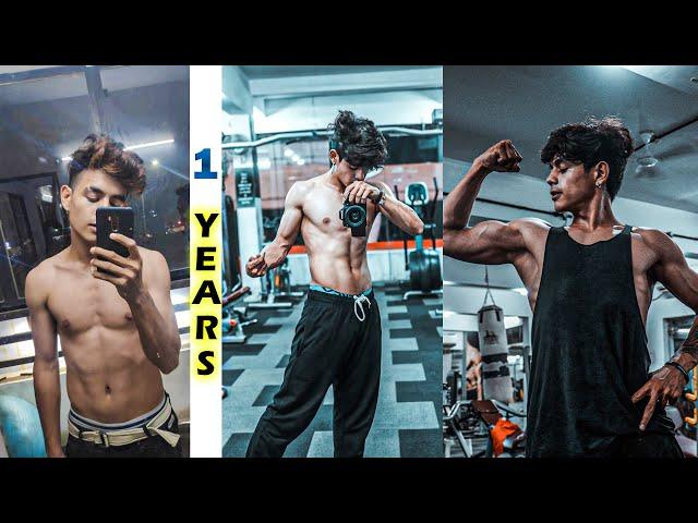 1 Year Natural Body Transformation - Rajkumar Karki