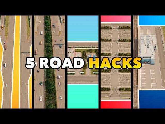 5 Road Hacks you need to know in Cities: Skylines! | No Mods needed | Part 2