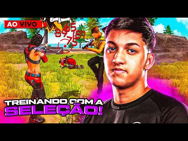 🟣 FREE FIRE AO VIVO 🟣 TREINO COM OS IRMAO 🟣 FX MENDES🟣