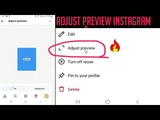 Adjust Preview Instagram | Instagram Grid Update 2025