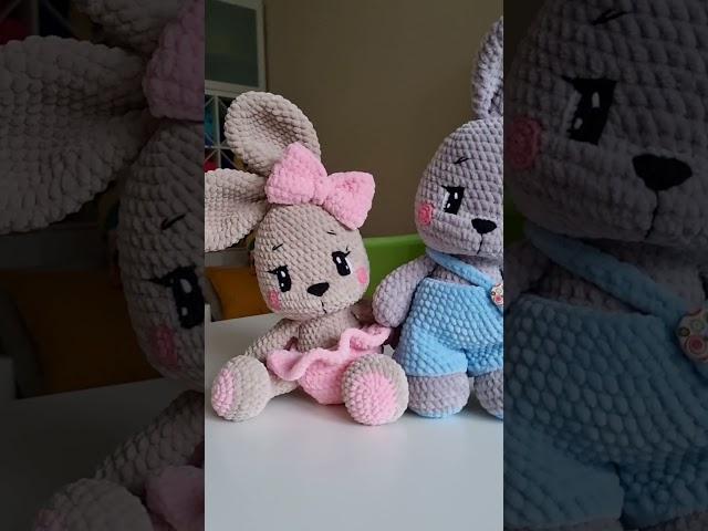 Crochet Pattern amigurumi | Sweetheart Bunnies | PDF | ENGLISH + GERMAN | diy tutorial |