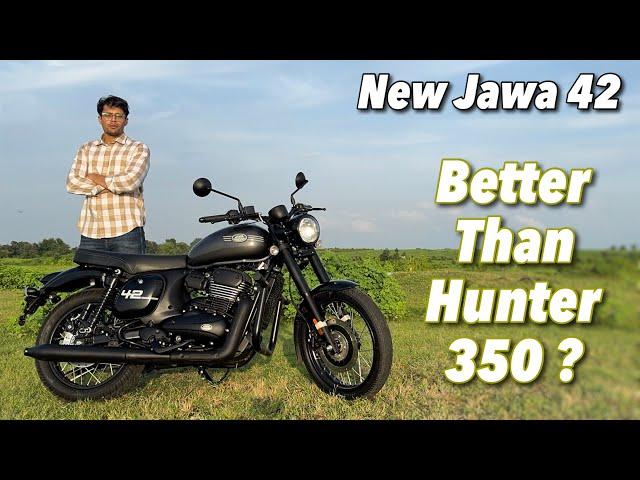 2024 Jawa 42 New Model Review - Better Than Royal Enfield Hunter 350 ??