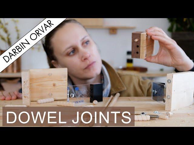 6 Ways To Create Dowel Joints (making jigs & basic wood joinery)