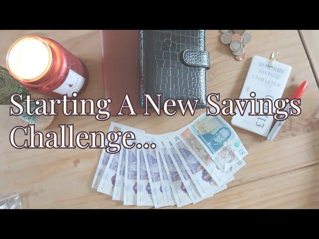 Weekly Cash Stuffing UK £215 | Starting A 12 Month Savings Challenge For 2025