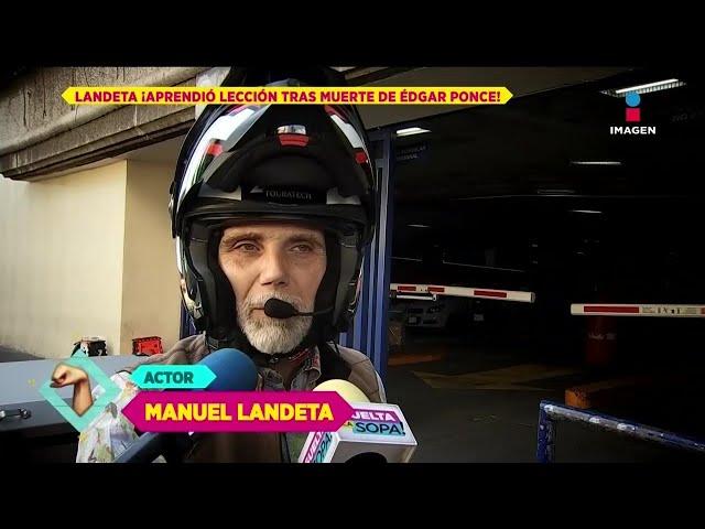 Manuel Landeta recuerda muerte de Edgar Ponce en accidente de moto | De Primera Mano