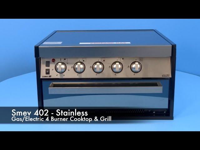 Smev 402 - 4 Burner Cooktop & Grill (Stainless)