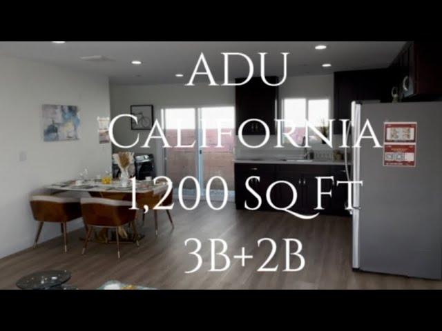 【加州】This is our Model Home ADU 1200 Sq Ft, 3B+2B #california #adu