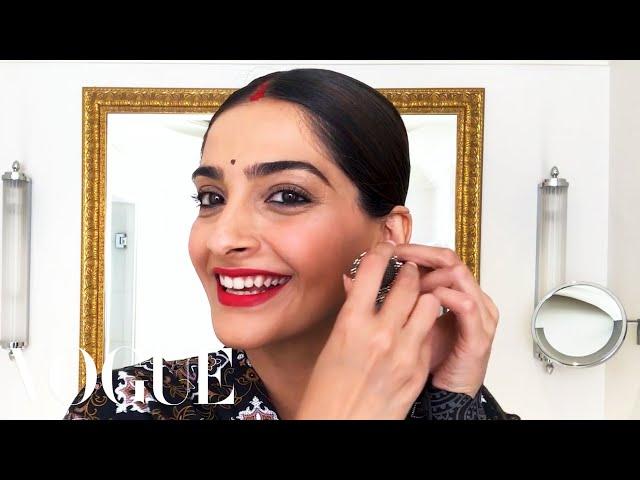 Sonam Kapoor Gives a Lesson in ’90s Bollywood Beauty | Beauty Secrets | Vogue