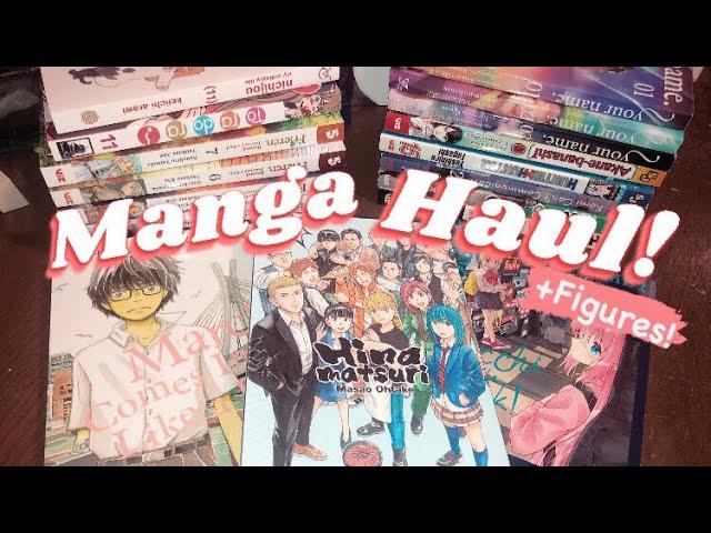 Manga Haul Unboxing ! // 18 Volumes & Figures !