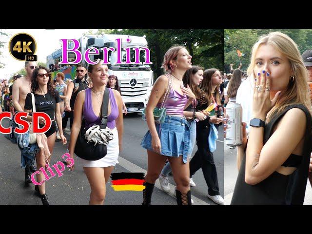 Berlin CSD Pride Day in Germany 4K Walk | Clip.3 July 2023