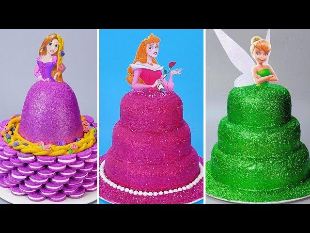  1 hour relaxing video | DISNEY Princess Doll Cake Recipes | Best Cake Compilation | Tasty Cake