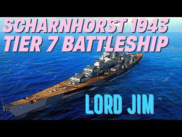 Tier 7 Scharnhorst 1943 Battleship - Scharnhorst Zırhlısı | World of Warships Blitz