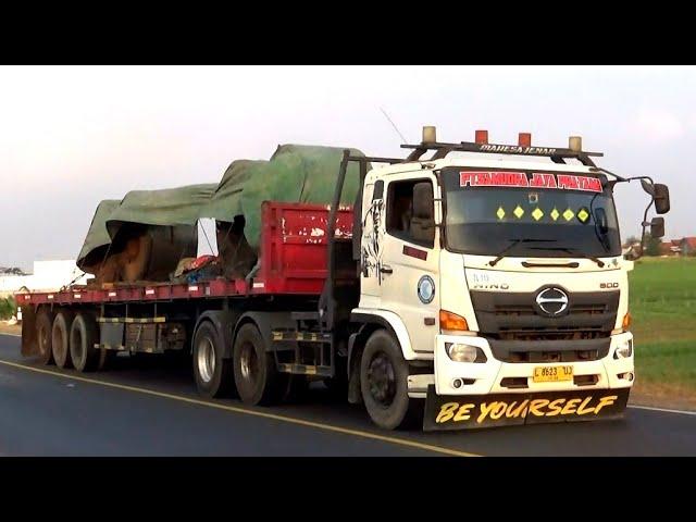 FULL TRUK BERAT & PANJANG !!! TRUCK TRAILER TRONTON HINO 500 ISUZU GIGA MERCY AXOR FAW FUSO QUESTER