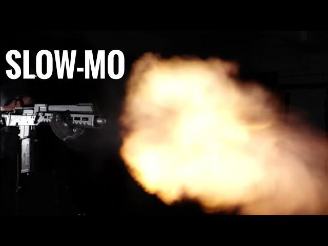 Kalashnikov SR-1 slow-mo - NO RECOIL