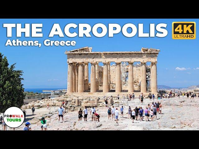 Acropolis & Parthenon - Athens Walking Tour 4K - with Captions!