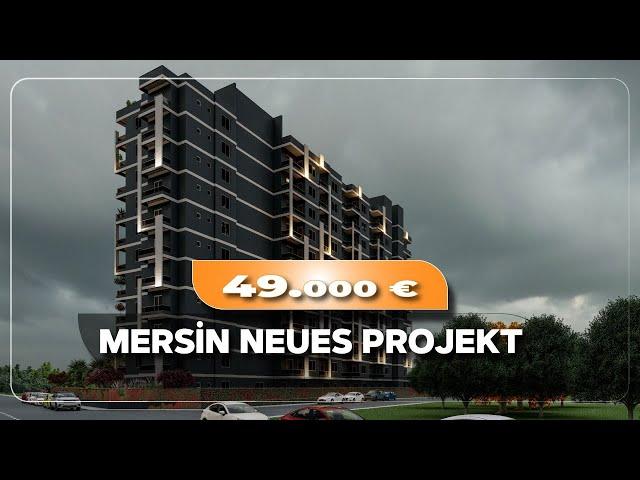 Mersin, Koçahasanlı | 375 Meter bis zum Meer | Neues Projekt! 1+1 Wohnungen ab 49.000 €