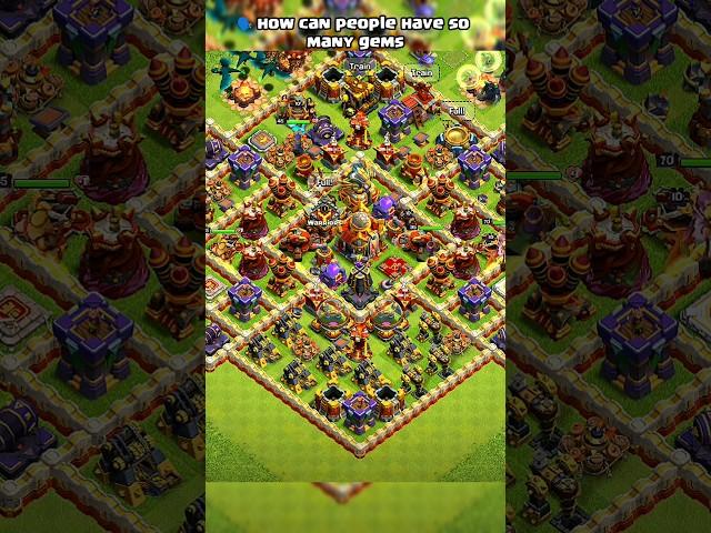 10 seconds  1 gem  ll Clash of clans ll #shorts #clashofclans #coc