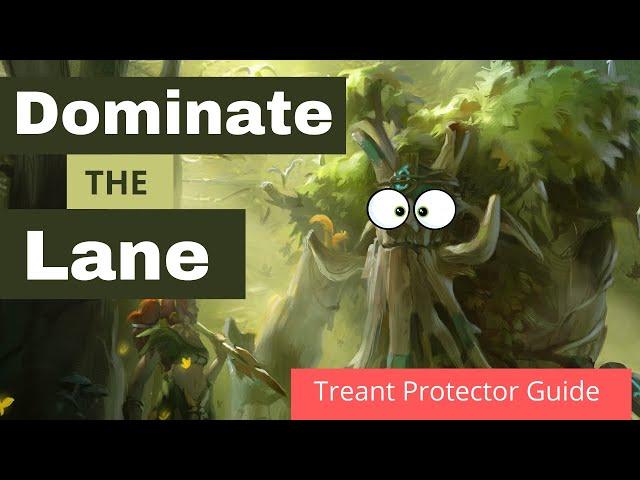 How To Play Treant Protector  - Dota 2 Treant Protector Guide (Advanced Laning Stage)